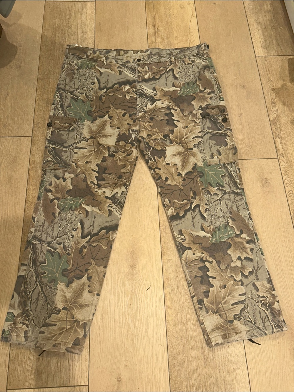Vintage Liberty Camo Pants Men's 47x30 XL Advantage Cargo Hunting Made in USA